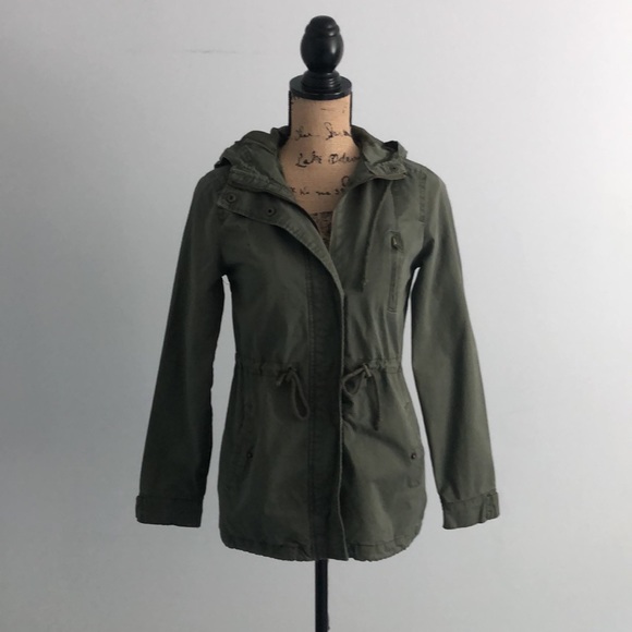 Ambiance Green Utility Cargo Adirondack Jacket Sz S - Picture 3 of 16